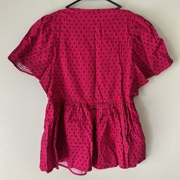 Women's X-Small Red Top Knox Rose - Picture 2 of 3